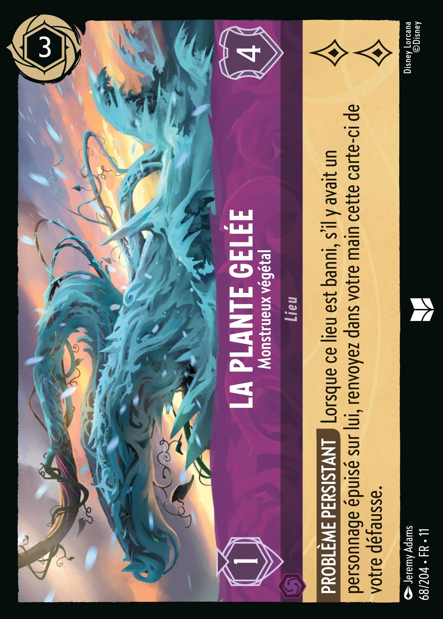 La Plante gelée - Monstrueux végétal