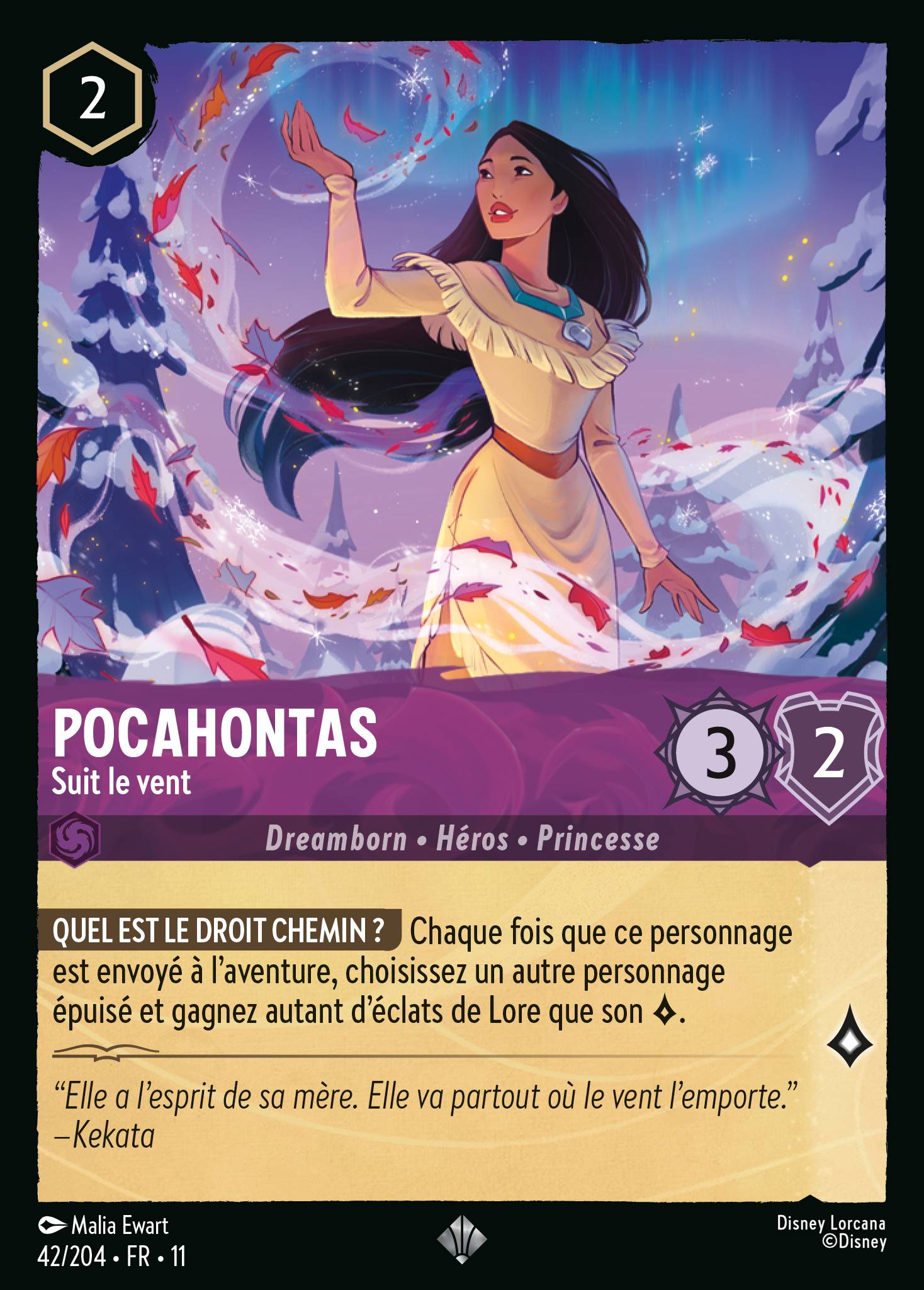Pocahontas - Suit le vent