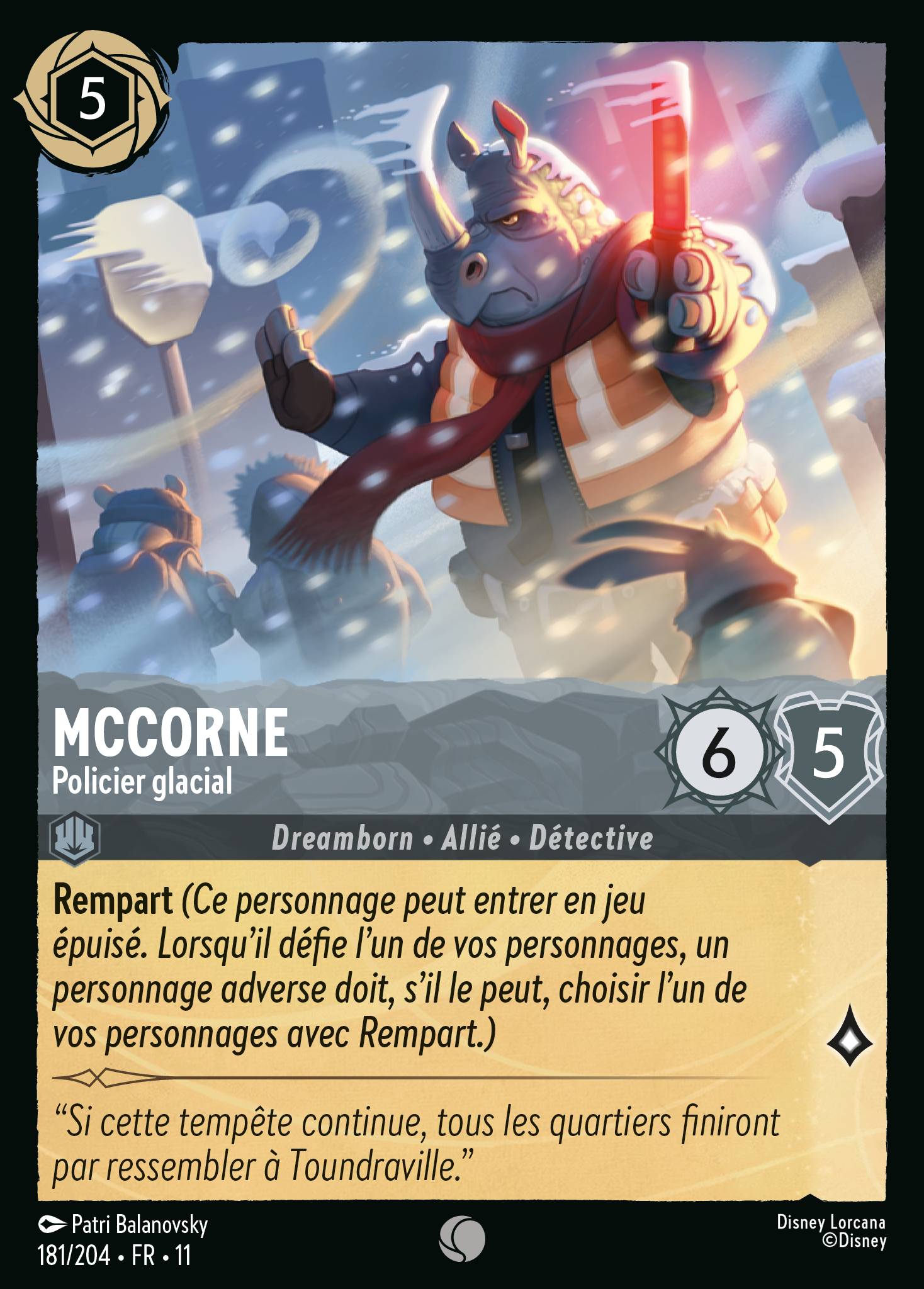 McCorne - Policier glacial