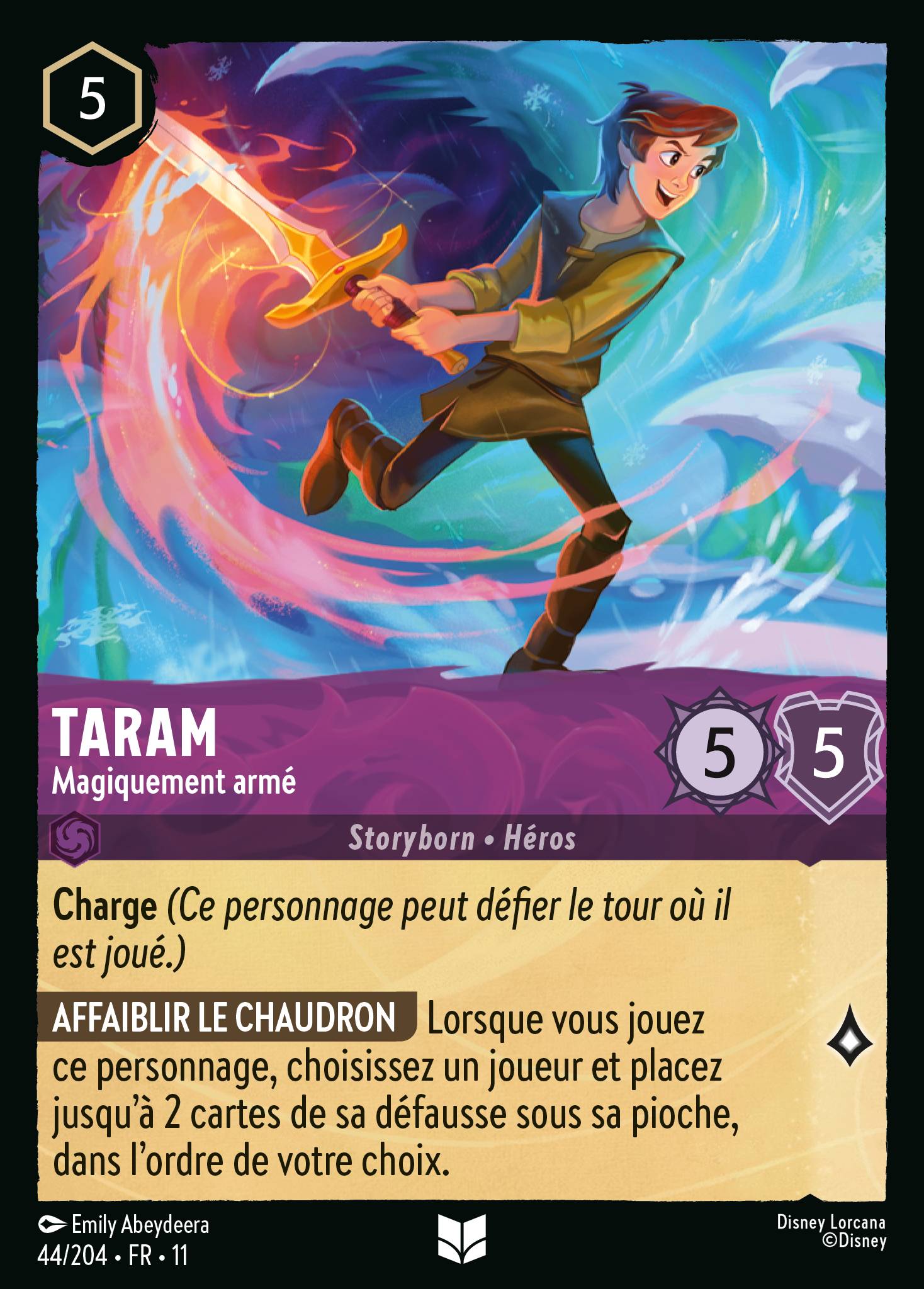 Taram - Magiquement armé