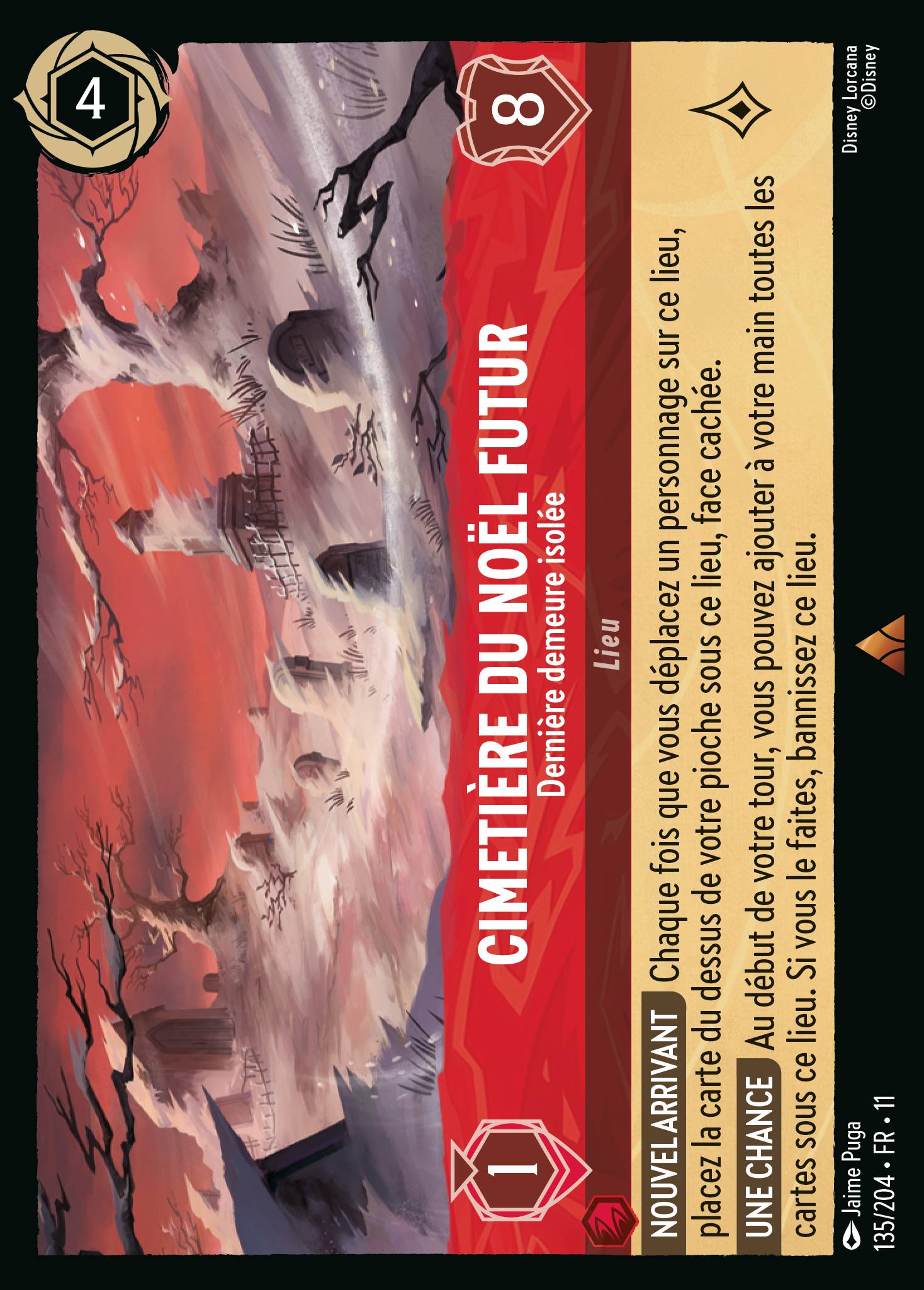 Cimetière du Noël futur - Dernière demeure isolée