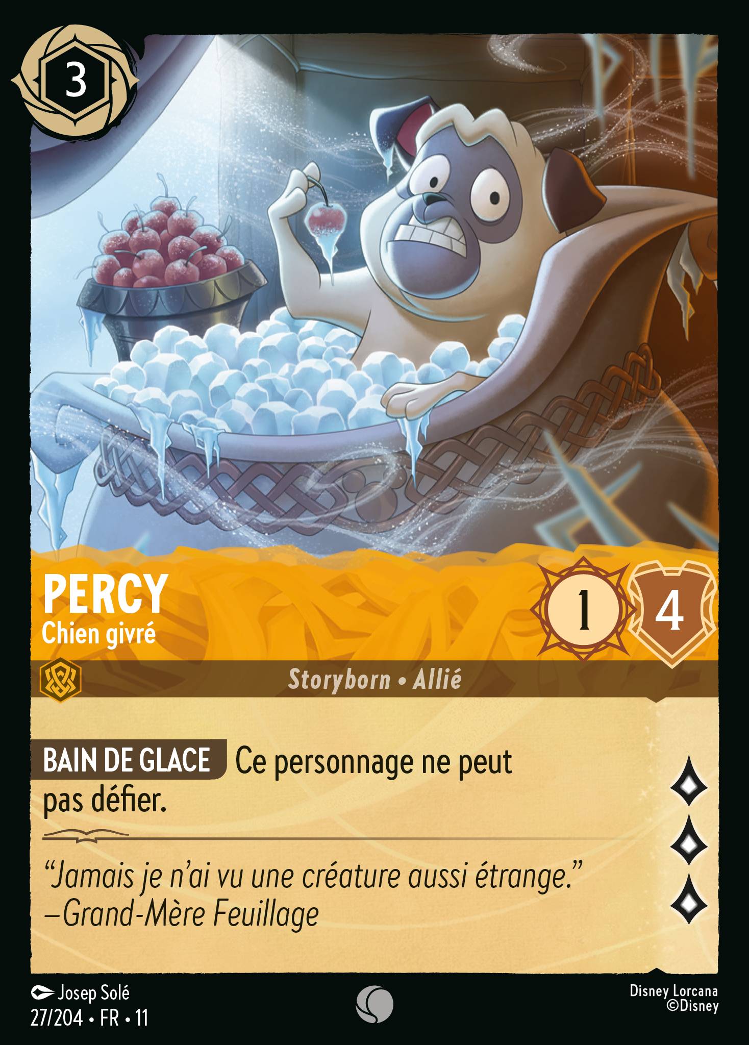 Percy - Chien givré