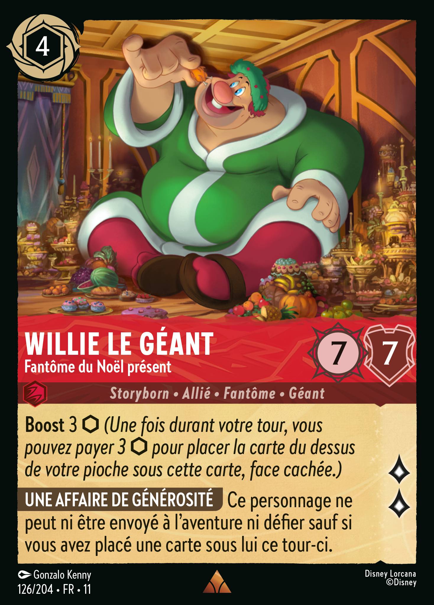 Willie le géant - Fantôme du Noël présent