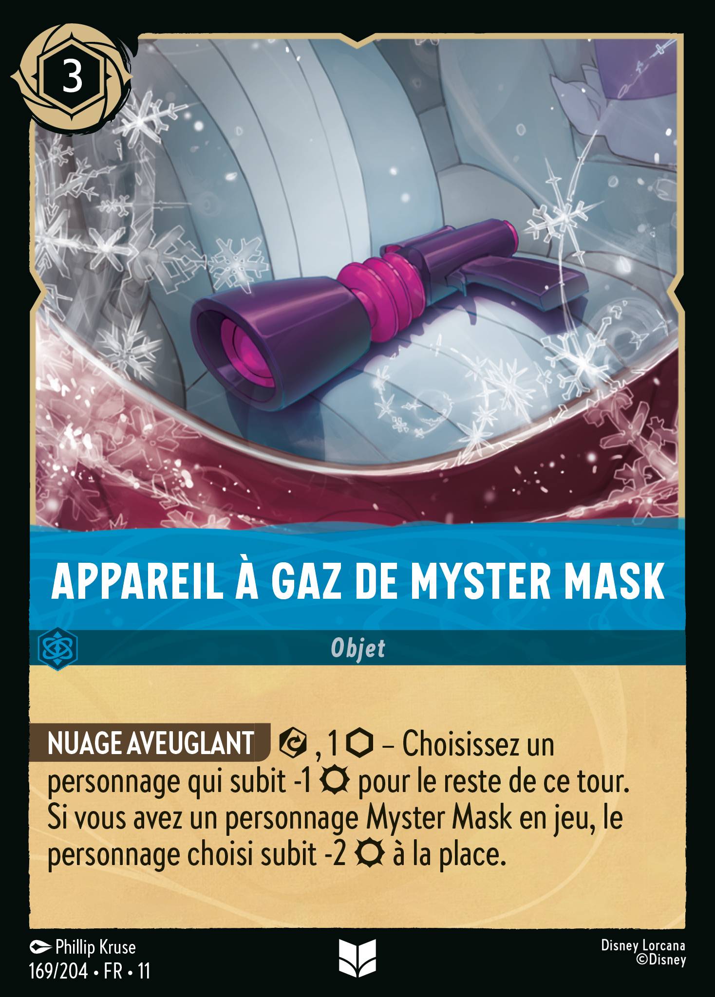 Appareil à gaz de Myster Mask