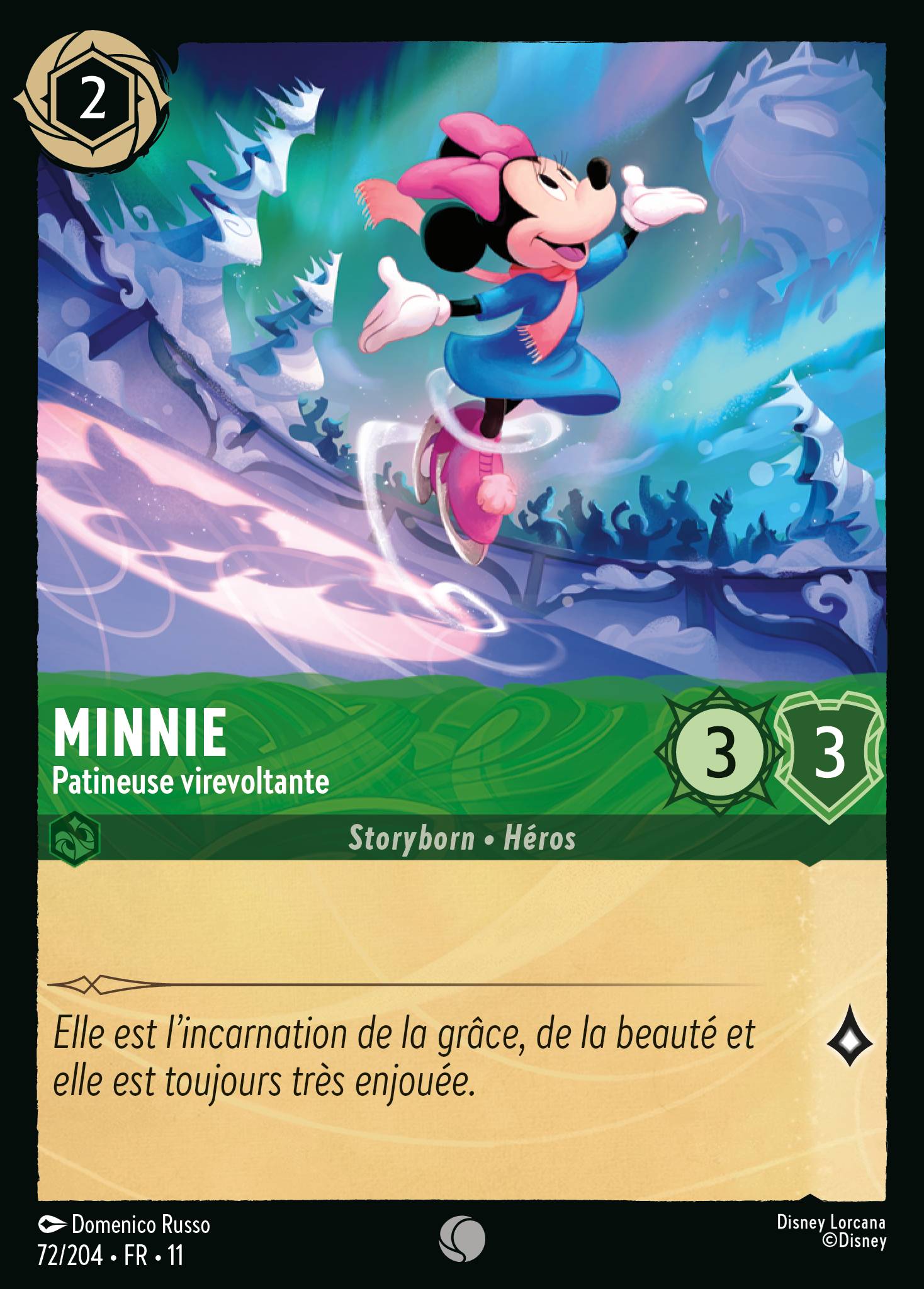 Minnie - Patineuse virevoltante